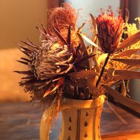Dried flowers at NY Muffin in Tokyo