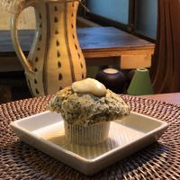 Lemon poppy seed muffin at NY Muffin in Tokyo