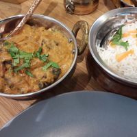 Mushroom masala - great! at The South Indian - Indian Aroma in Copenhagen