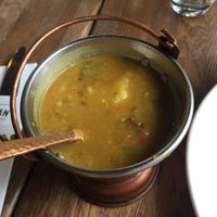 Sambar - comes with the dosas at The South Indian - Godthåbsvej in Copenhagen