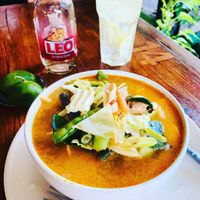 Vegan TomYum at Blue Diamond in Chiang Mai