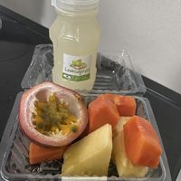 Free fruit salad and juice   at Blue Diamond in Chiang Mai