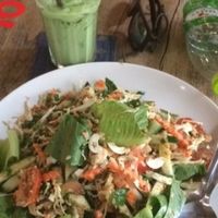 Vietnamese spicy Herb and vegetable salad at Blue Diamond in Chiang Mai
