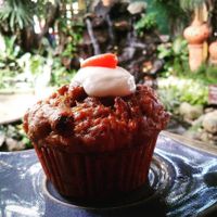 Carrot muffin at Blue Diamond in Chiang Mai