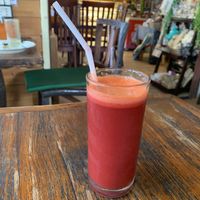 Beetroot juice   at Blue Diamond in Chiang Mai