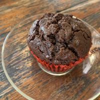 Chocolate muffin  at Blue Diamond in Chiang Mai