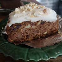 Lovely vegan carrot cake 😍😍😍 at Blue Diamond in Chiang Mai
