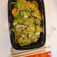 Kick'n panang with mushrooms at Brightwok Kitchen - The Loop in Chicago