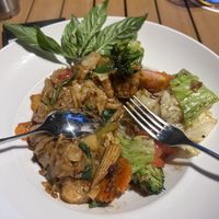 Vegan friendly drunken noodles   at Noi Thai in Honolulu
