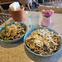 Ceasar Salad and Mushroom Risotto at Capricho Sin Culpa in Queretaro
