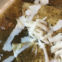 Enchiladas at Capricho Sin Culpa in Queretaro