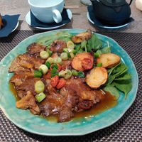 My dish at Mandala in Belgrade