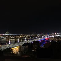 View from the summer Terrasse  at Mandala in Belgrade