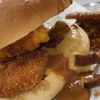 Biscoff Burger 😍 at Bailgate Deli in Lincoln