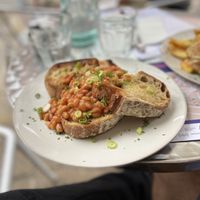 Beans on Toast - Very tasty  at Bailgate Deli in Lincoln