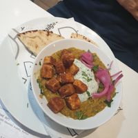 Curry of the day (daal) at Bailgate Deli in Lincoln