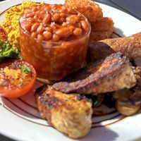 Full Vegan Breakfast  at Bailgate Deli in Lincoln