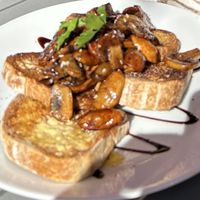Mushrooms on Sourdough  at Bailgate Deli in Lincoln