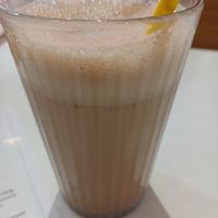 Cafe latte (I think) at Bailgate Deli in Lincoln