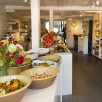 Cafe entrance   at Eliane in Hungerford