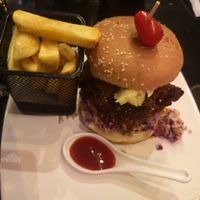 Crunchy Burger at Fratello Vegan in Cuenca