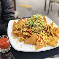The nachos at Fratello Vegan in Cuenca