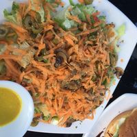 House salad with mustard dressing  at Fratello Vegan in Cuenca