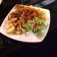 Papas fratello at Fratello Vegan in Cuenca