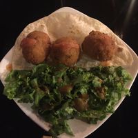 The falafel starter  at Fratello Vegan in Cuenca