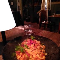 Vegan penne (which was linguine in the end but tasted okay ;)) at Vincenzo's Grill House in Limerick