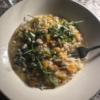Roasted butternut squash risotto   at Vincenzo's Grill House in Limerick