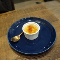 Creme brulee. Small but delicious. at Blossom Rena Vegan Cafe 貝多蕾納 in Taipei