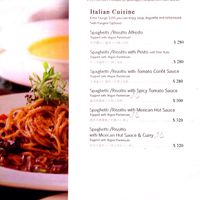 Menu as of today at Blossom Rena Vegan Cafe 貝多蕾納 in Taipei