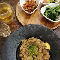 Vegan braised pork rice set - meal, tea, side dishes and desserts at Blossom Rena Vegan Cafe 貝多蕾納 in Taipei