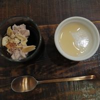 Desserts that came with a set Taiwanese meal at Blossom Rena Vegan Cafe 貝多蕾納 in Taipei