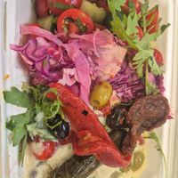 Salad box at Sunny's Olive Tree - Food Stall in London