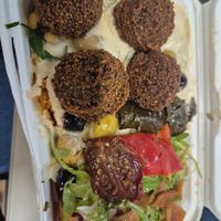 Falafel box at Sunny's Olive Tree - Food Stall in London