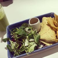 Delicious Breakfast Burrito at The Accidental Vegan Cafe in Honiton