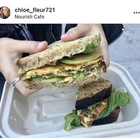 Omg so good ! at Nourish Cafe in San Francisco