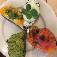 Savory Toasts Sampler at Nourish Cafe in San Francisco