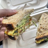 Frittata Sandwich   at Nourish Cafe in San Francisco