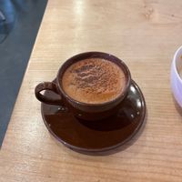 Coconut mocha!  at Nourish Cafe in San Francisco