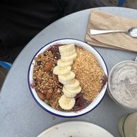 The acai bowl  at Nourish Cafe in San Francisco