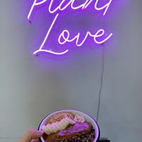 Green açaí bowl   at Nourish Cafe in San Francisco