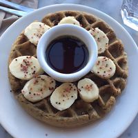 Quinoa Waffle at Nourish Cafe in San Francisco