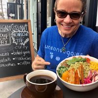 Really good organic coffee too! The bowls are big portions and so delish! at Nourish Cafe in San Francisco