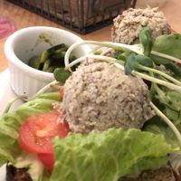 Tuna sandwich  at Nourish Cafe in San Francisco