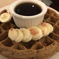 Quinoa Buckwheat Waffle at Nourish Cafe in San Francisco
