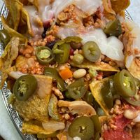 Veg nachos with vegan cheese at Hobgoblin - Roppongi in Tokyo