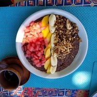 Vegan freediver breakfast at Kurma in Camiguin